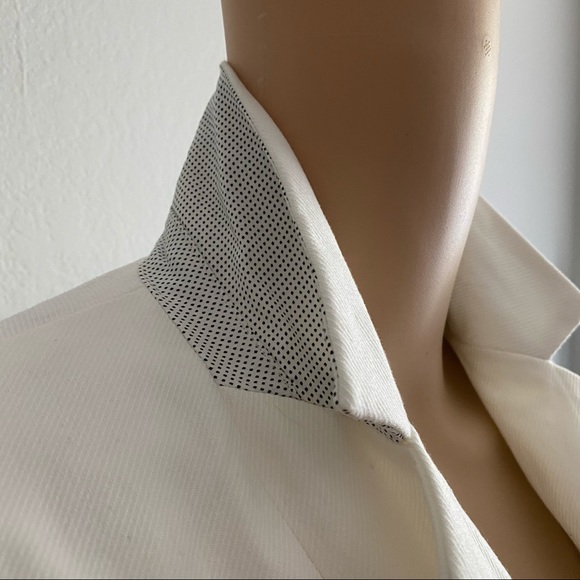 Anthropologie military style white jacket size 6 - Picture 11 of 17